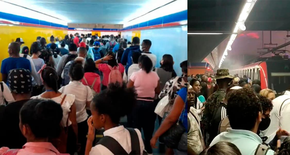 El falló el Metro de Santo Domingo este lunes ¿Que paso? 