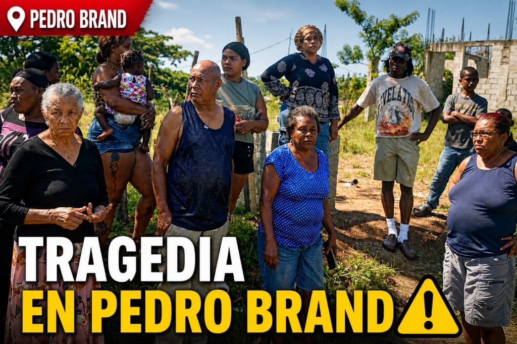 Tragedia en Pedro Brand: Niño de 4 años muere al caer en una cisterna; comunidad exige respuestas