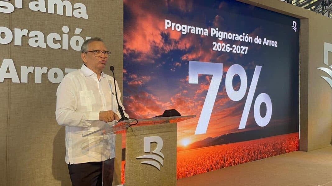 Banreservas lanza programa de pignoración de arroz 2026-2027 con financiamiento récord de RD$12,000 millones